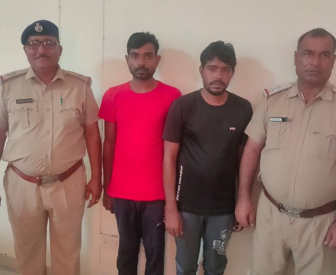 Rohtak-CIA-2-arrested-two-youths-with-73-kg-ganja-bandage