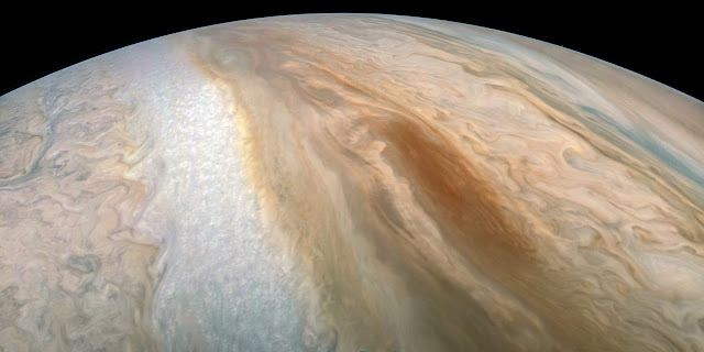 s South Equatorial Belt is captured inwards this color For You Information - Juno captures elusive 'brown barge'