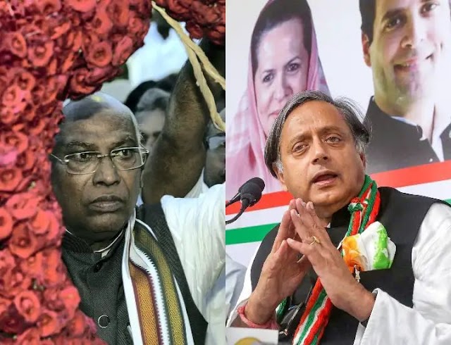 Congress president election: कांग्रेस अध्यक्ष पद के लिए 22 साल बाद वोटिंग आज,इनके बीच मुकाबला आज