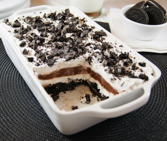 CLASSIC OREO ICEBOX DESSERT #Oreo #Dessert