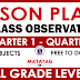 LESSON PLANS for Class Observations (Q1 - Q4) SY 2023-2024