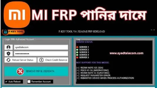 F-Key Tool V4 | Unlocking Xiaomi FRP Lock (2024)