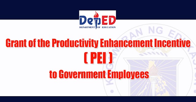 Grant of the Productivity Enhancement Incentive (PEI) to Government Employees