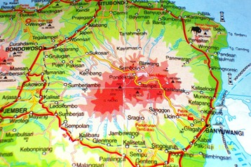 Map Mt.Ijen