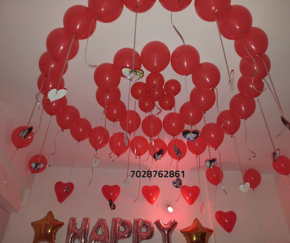  Romantic  Room  Decoration  For Surprise Birthday Party in 