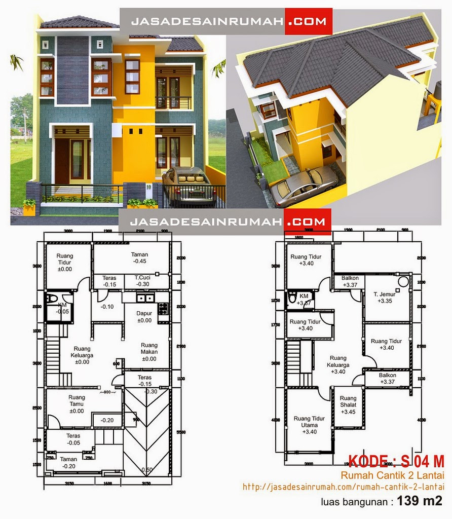 Desain Rumah Minimalis 2 Lantai Lengkap Foto Desain Rumah