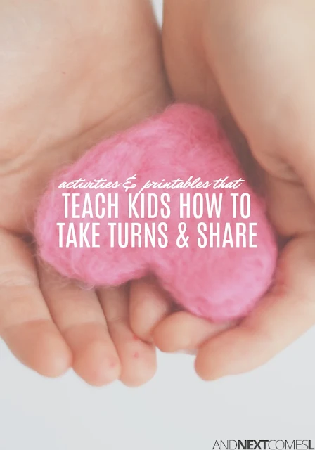 Turn taking activities & ideas for teaching kids how to share