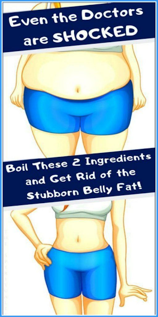 Boil These 2 Ingredients and Get Rid of the Stubborn Belly Fat