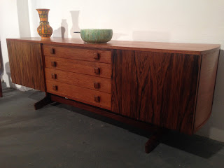 Vanson Sideboard in Rosewood and Teak designed by Peter Hayward