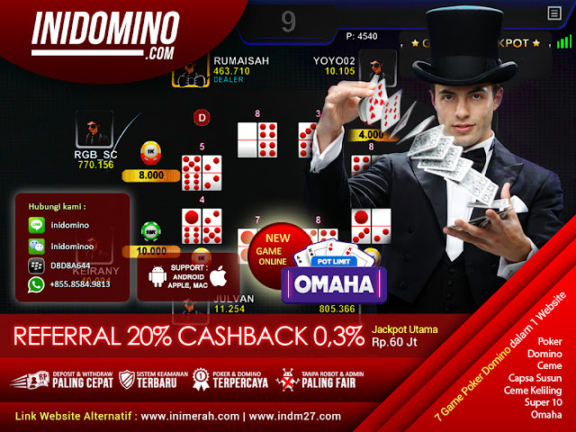 IniDomino | Poker Domino QQ | Ceme Judi Domino QQ | Domino QQ Online | Agen Poker | Judi Poker | Poker Online | Agen BlackJack |