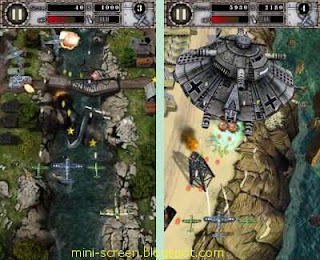 Air Attack HD Free Android Game Application Interface