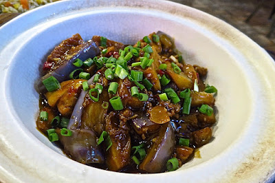 Xing Xing Mala & Chicken Pot, salted fish eggplant tofu 咸鱼茄子豆腐煲