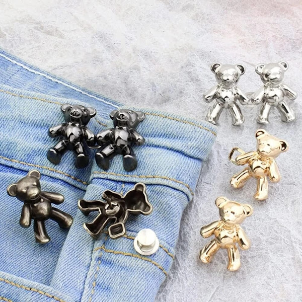 Bear Shaped Adjustable Jean Button Buy On Amazon & Aliexpress