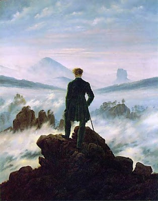 FRIEDRICH, Caspar David. Wanderer above the Mist. 1818