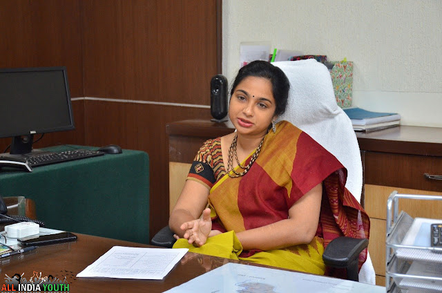 Swetha Mohanty IAS In conference hall