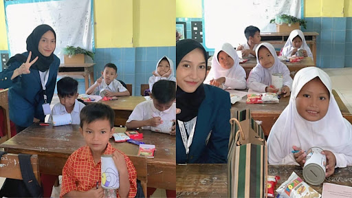 Mahasiswa KKN UNDIP Latih Kebiasaan Menabung Sejak Dini di SDN 02 Brangkal