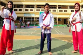 siswa mtsn 31 jakarta juara taekwondo