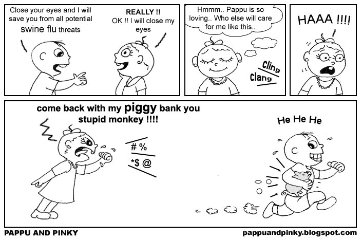 swine flu cartoon