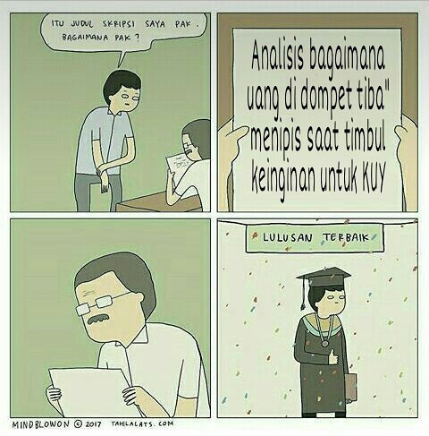 Meme-Meme Lucu Tahilalats Tentang Judul Skripsi Terbaik 