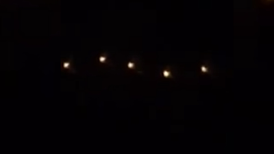 UFO Orbs in sequence over Carlsbad CA USA that are filmed in different places and times.