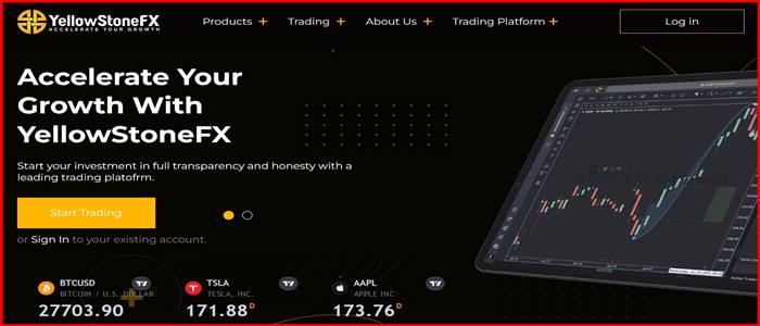 [Мошенники] yellowstonefx.io – Отзывы, развод, обман! Брокер YellowStoneFX мошенник