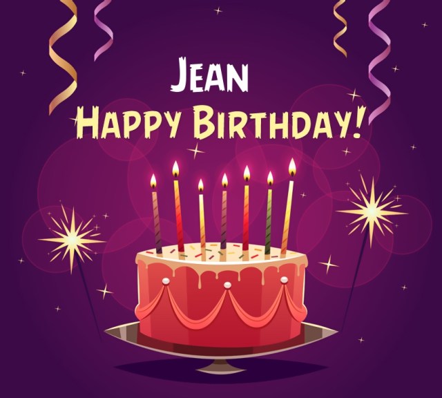 happy birthday jean images