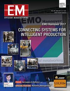 EM Efficient Manufacturing - August 2017 | TRUE PDF | Mensile | Professionisti | Tecnologia | Industria | Meccanica | Automazione
The monthly EM Efficient Manufacturing offers a threedimensional perspective on Technology, Market & Management aspects of Efficient Manufacturing, covering machine tools, cutting tools, automotive & other discrete manufacturing.
EM Efficient Manufacturing keeps its readers up-to-date with the latest industry developments and technological advances, helping them ensure efficient manufacturing practices leading to success not only on the shop-floor, but also in the market, so as to stand out with the required competitiveness and the right business approach in the rapidly evolving world of manufacturing.
EM Efficient Manufacturing comprehensive coverage spans both verticals and horizontals. From elaborate factory integration systems and CNC machines to the tiniest tools & inserts, EM Efficient Manufacturing is always at the forefront of technology, and serves to inform and educate its discerning audience of developments in various areas of manufacturing.