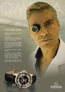 George Clooney - Watchmakers wanted - Omega 