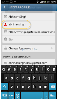 Change Your Instagram User Name