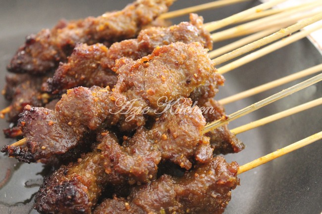 Satay Goreng Yang Mudah Dan Sedap - Azie Kitchen