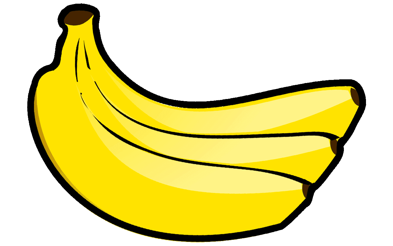 15 Clipart Gambar Ilustrasi Buah Pisang Wwwbuahazcom