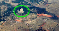 Vista aérea de la Devils Tower