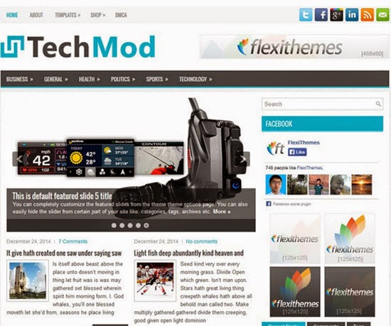 TechMod WordPress Theme