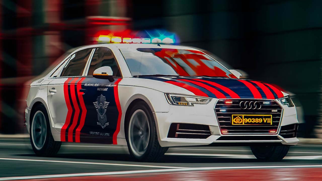 Mod Mobil  Polisi  Indonesia  Audi A4 GTA 5