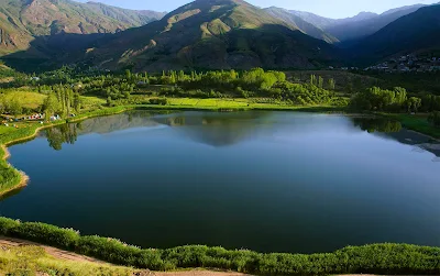 On the slopes of Khashchal Mountains in the Alamut area, Ovan Lake, one of the most beautiful natural lakes of Iran with its spectacular view, is located