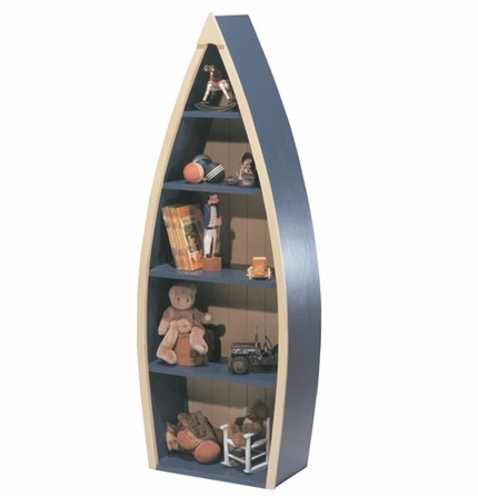 Baby Cakes Blog: Rowing Boat Bookcase, Boat Shaped Bookcase