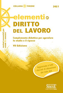 Elementi di Diritto del Lavoro: Complemento didattico per agevolare lo studio e il ripasso - Aggiornata a tutti i decreti di attuazione del Jobs Act