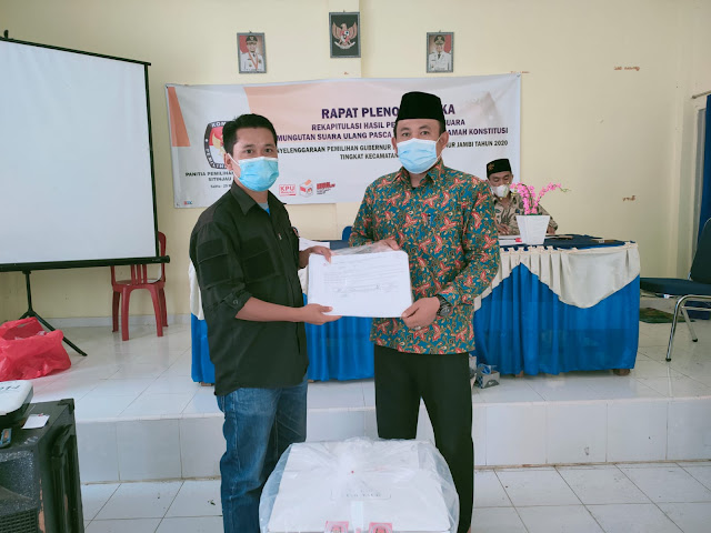 Pleno PPK Sitinjau Laut Selesai, Haris-Sani Menang