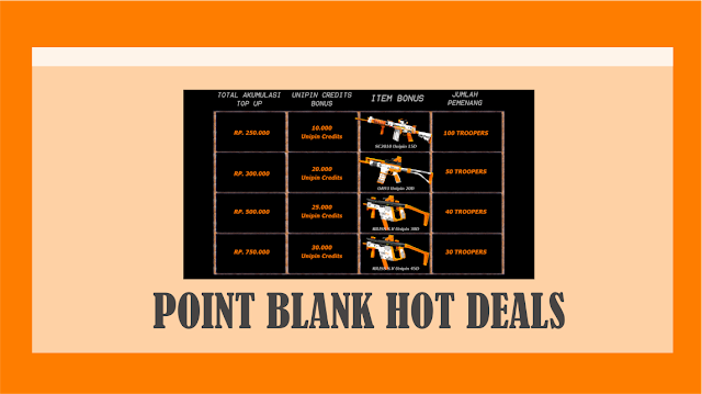 Point Blank Hot Deals Terbaru