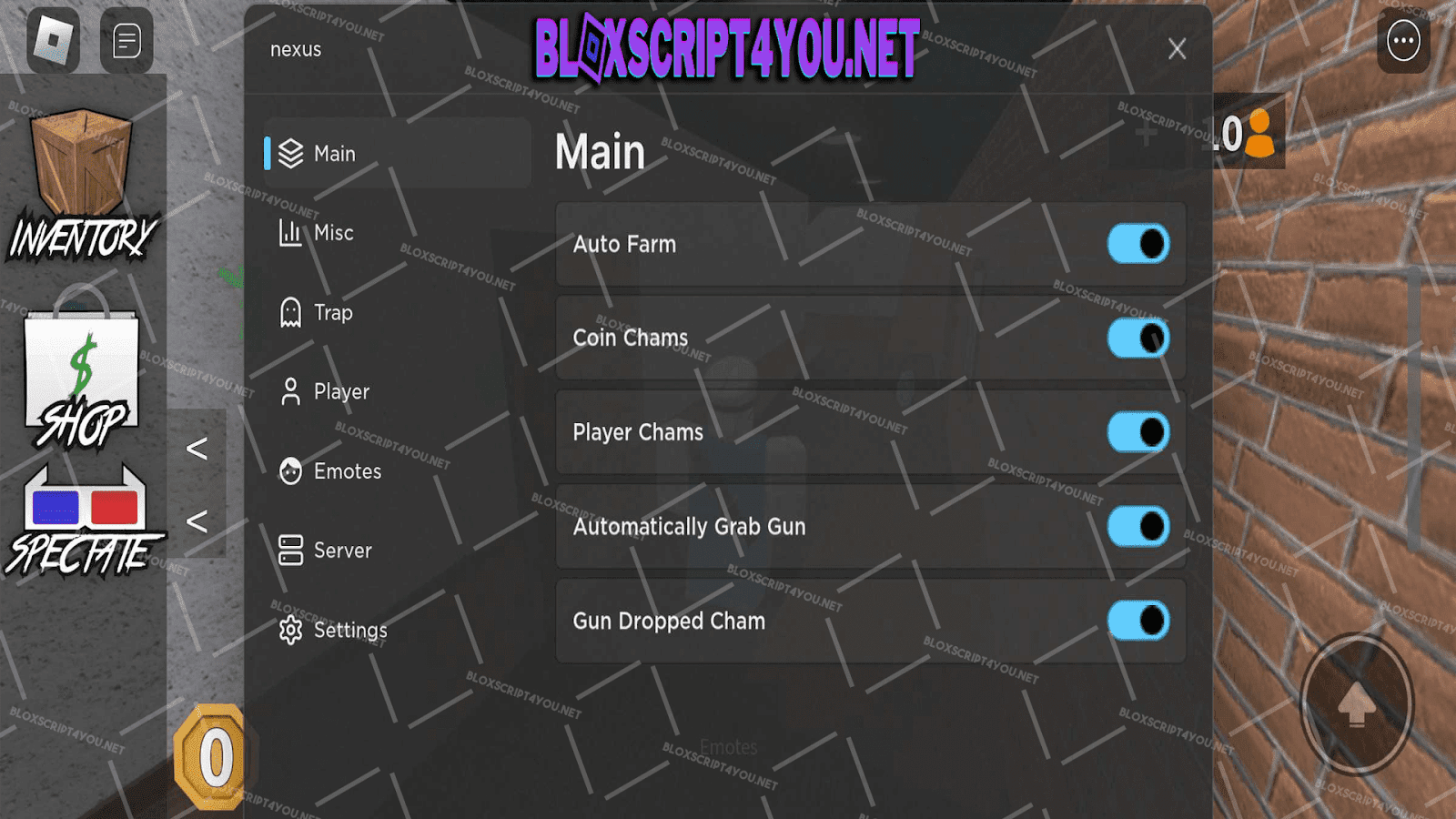 Murder Mystery 2 Scripts - NEXUS, MM2 Admin Panel