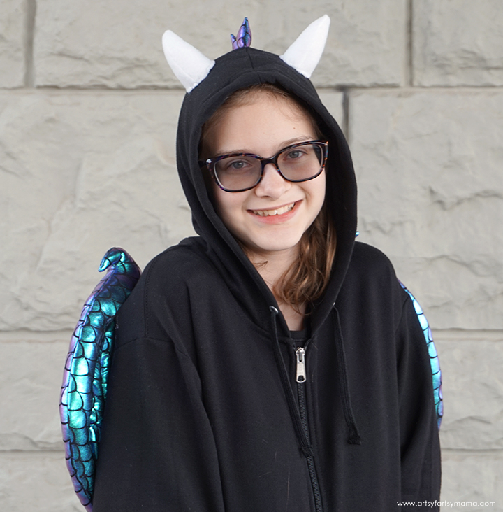 DIY Dragon Hoodie Costume