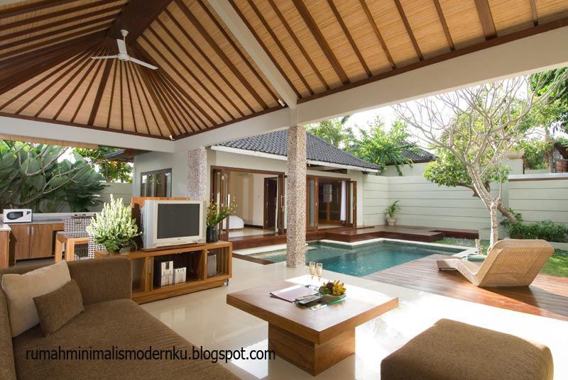 FOTO VILLA DI  BALI  DESAIN  RUMAH  MINIMALIS 