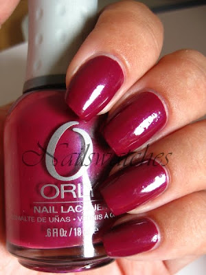 orly happily ever after once upon a time collection fall 2010 berry shimmer nailswachtes polish