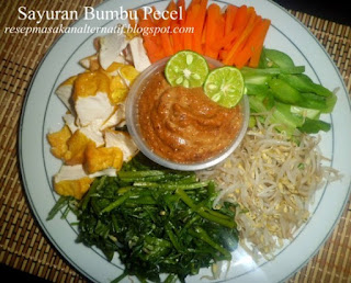 Resep Mudah Membuat Sambal Pecel Sayuran Praktis