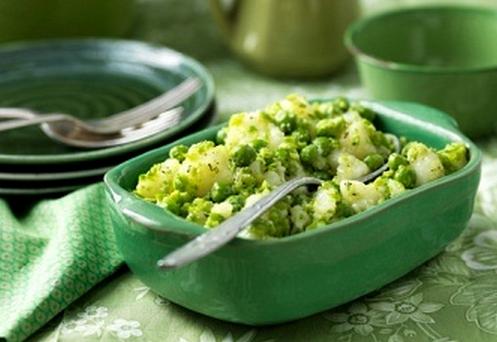 Ensalada de patatas cocidas