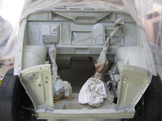 Seams sealed in engine bay