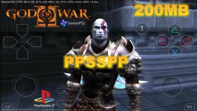 تحميل لعبة god of war 2 للاندرويد ppsspp