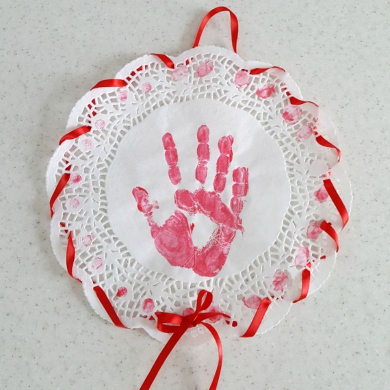 Handprint Craft - Mother's Day Painting Ideas