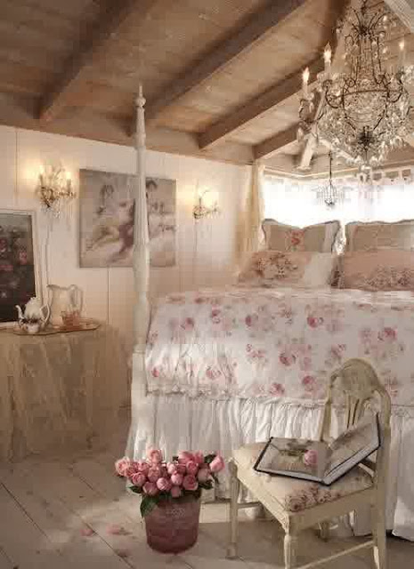 Sweet Shabby Chic Bedroom Decoration Ideas