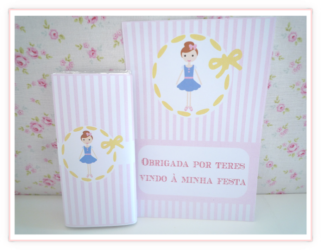 Personalised sweet little girl invitation from BistrotChic